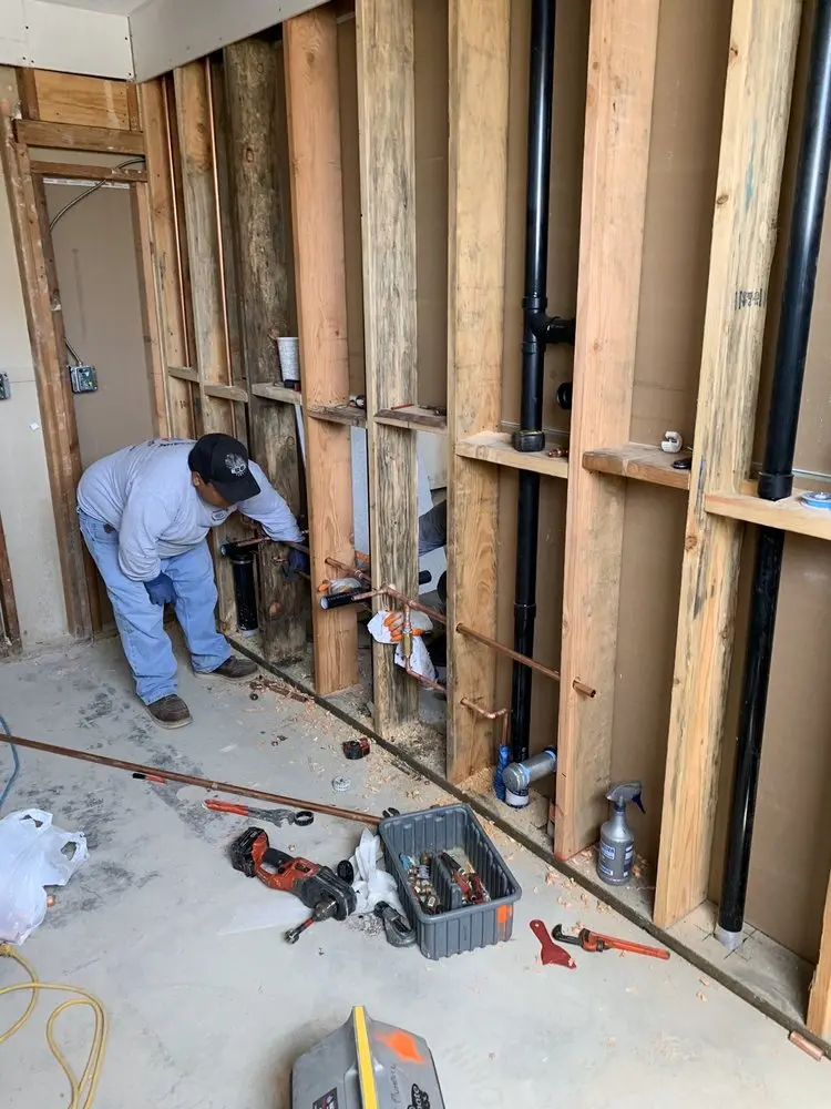 Commercial rough-in plumbing for Water Heater Replacement in Cape Elizabeth